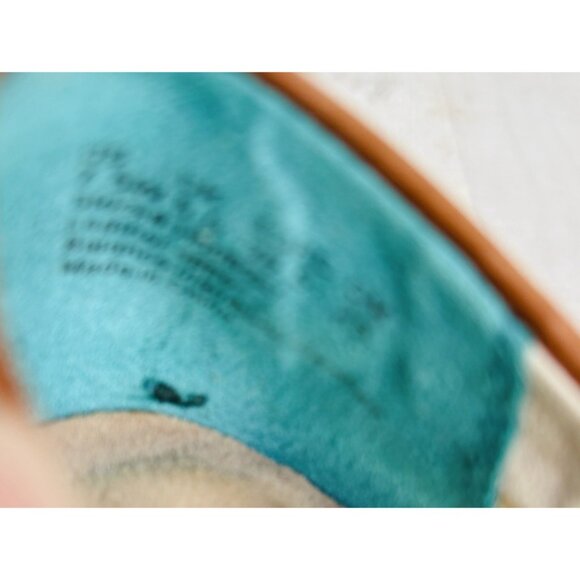 Hush Puppies CANDID Multicolored Leather Slip On Low Wedge Heel Shoes Sz 7.5 W - Picture 11 of 16